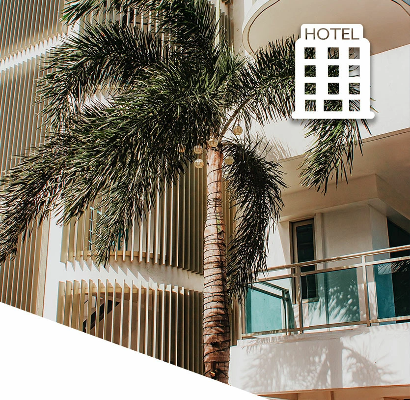 Accessiq Vimar lösningar för hotell<br />
