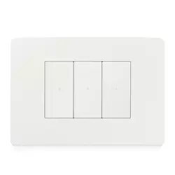 Accessiq Vimar strömbrytare Plana Up Matt vit