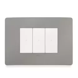 Accessiq Vimar strömbrytare Plana Up Concrete Grey