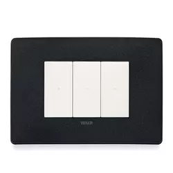 Accessiq Vimar strömbrytare Plana Up Black