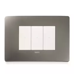 Accessiq Vimar strömbrytare Plana Up Titanium