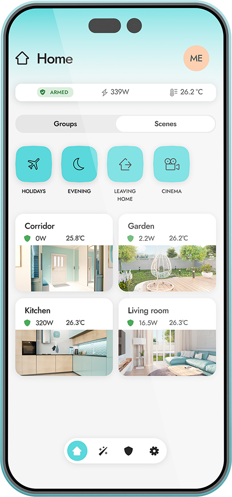 Accessiq BeWave app mobiltelefon
