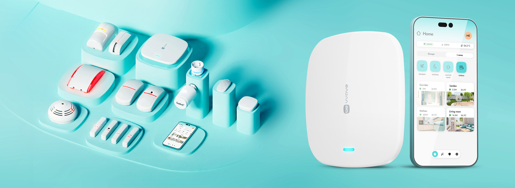 Accessiq BeWave smart hub and app