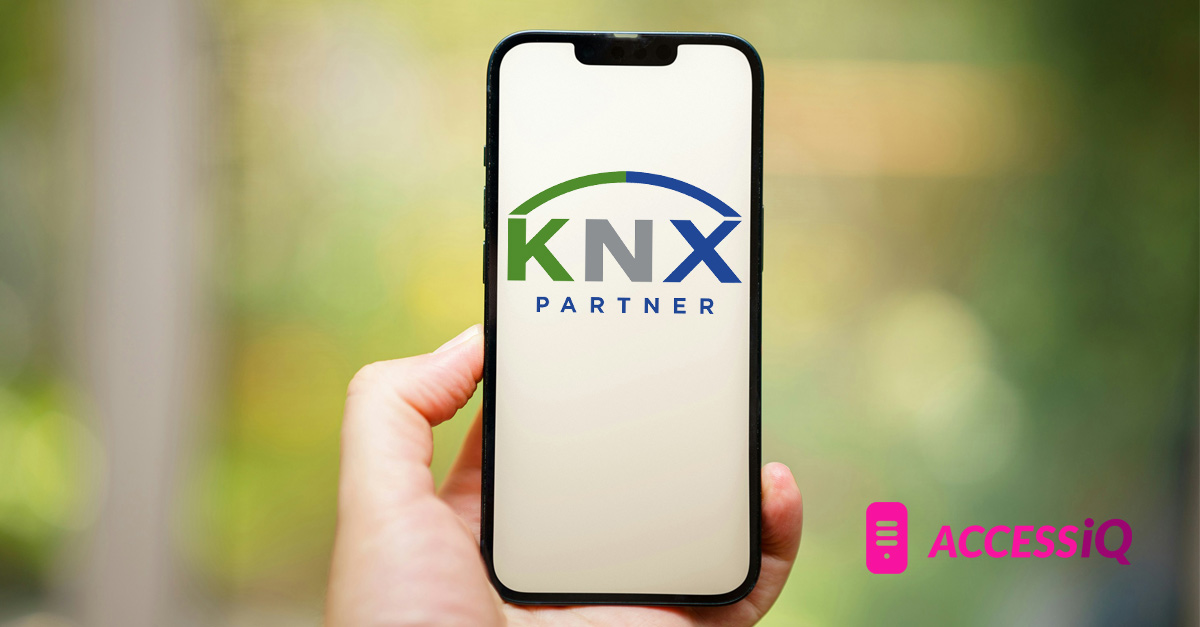 AccessiQ är certifierad KNX-partner